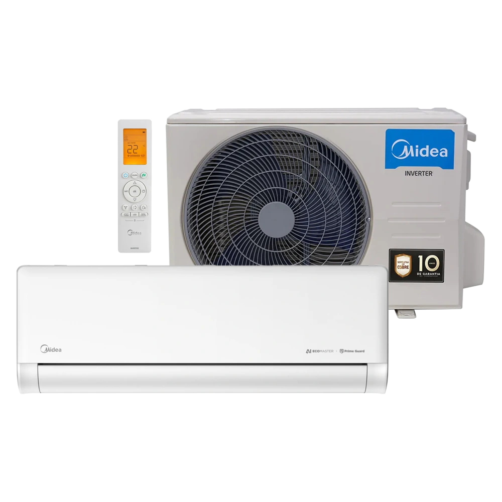 Ar Condicionado Midea Inverter AI EcoMaster Connect 18000 Btus Frio 220v R-32